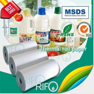 Etichette adesive impermeabili Materiale BOPP bianco sintetico con scheda di sicurezza RoHS